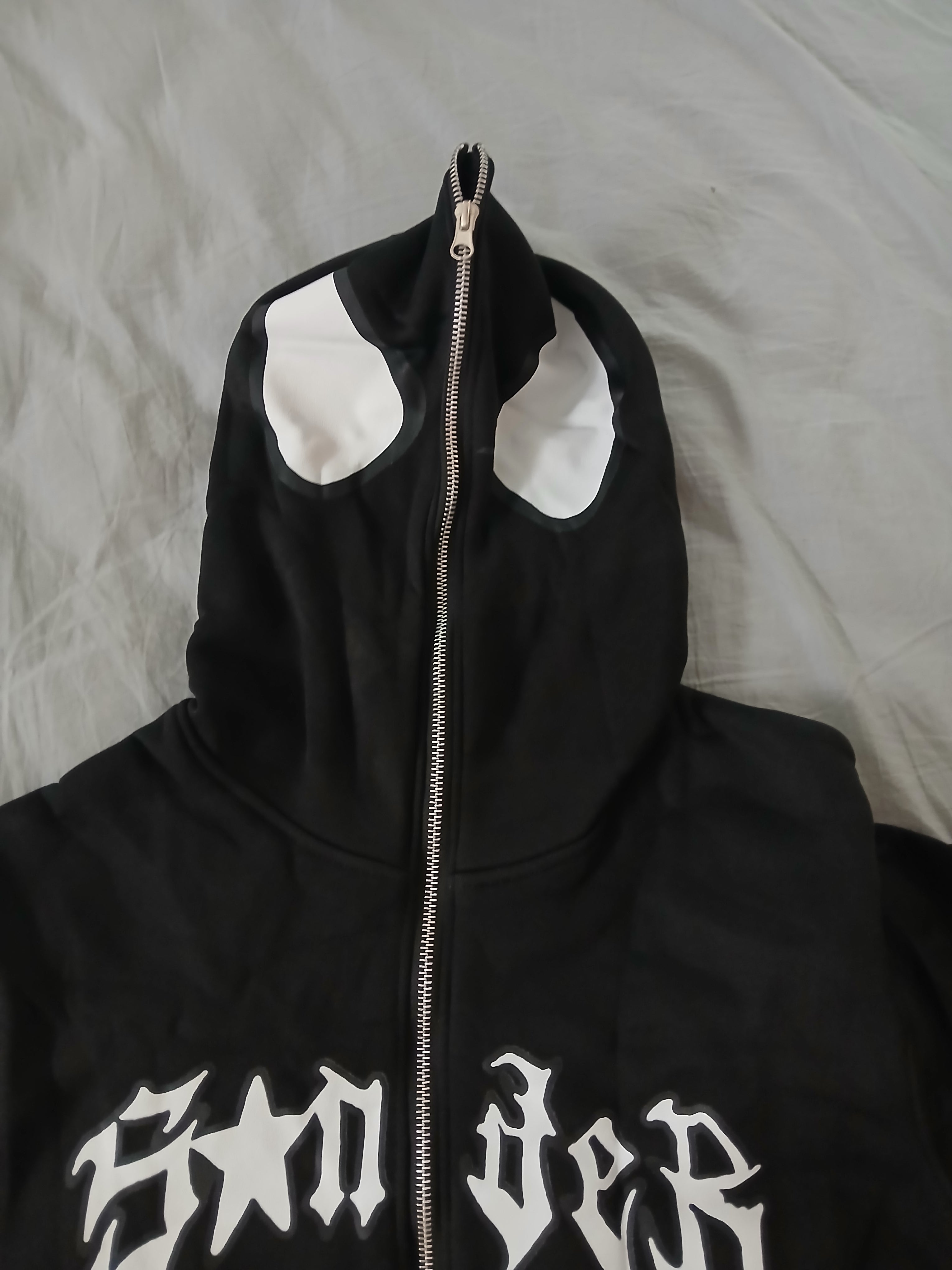 Y2K Spider Graphic Full-Zip Hoodie – Brand New / Sealed