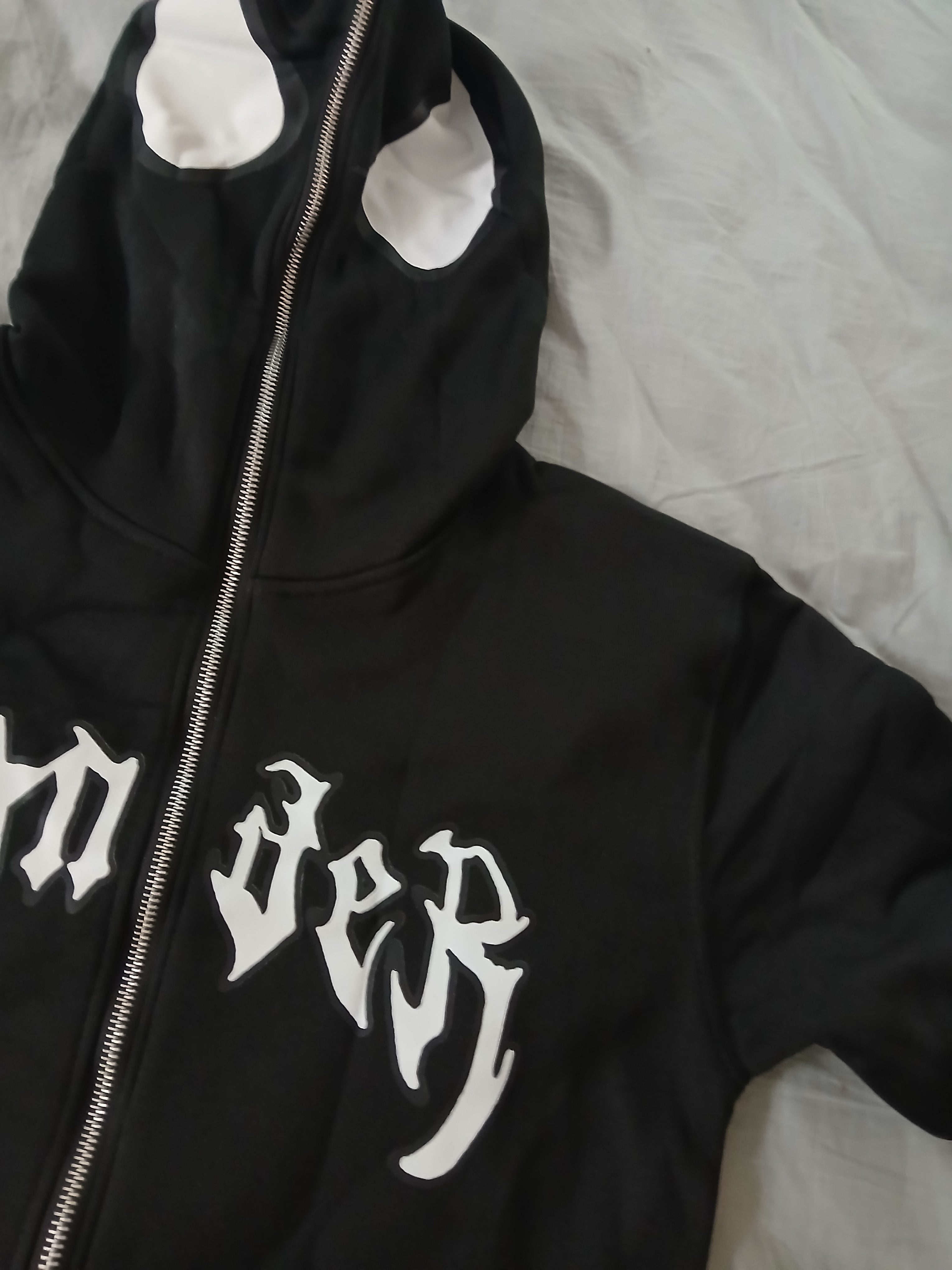 Y2K Spider Graphic Full-Zip Hoodie – Brand New / Sealed