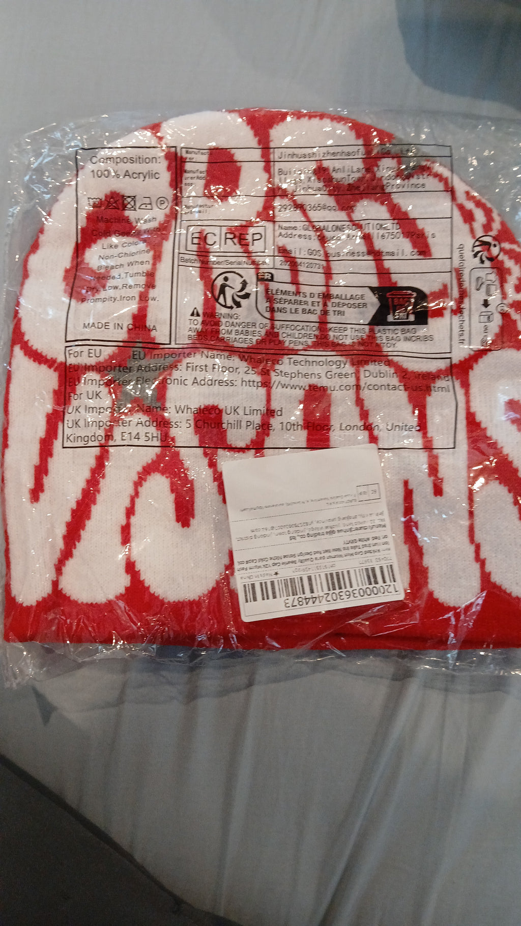 Y2K Streetwear Beanie Bundle - Spider Web & Graffiti Knit Beanies