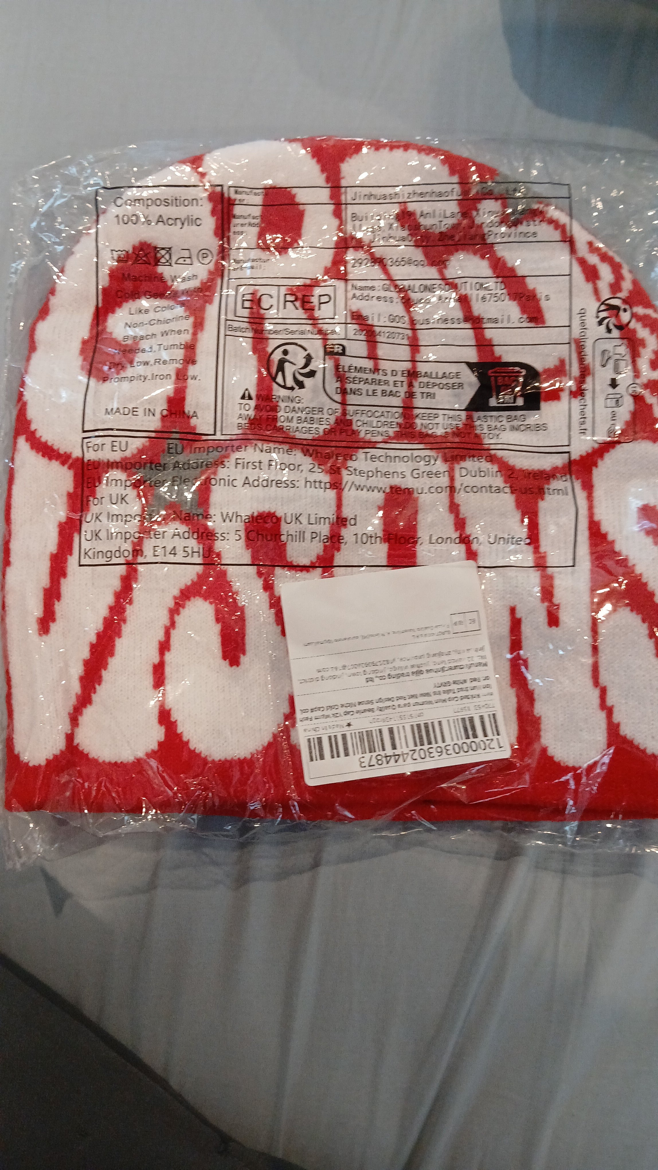 Y2K Streetwear Beanie Bundle - Spider Web & Graffiti Knit Beanies